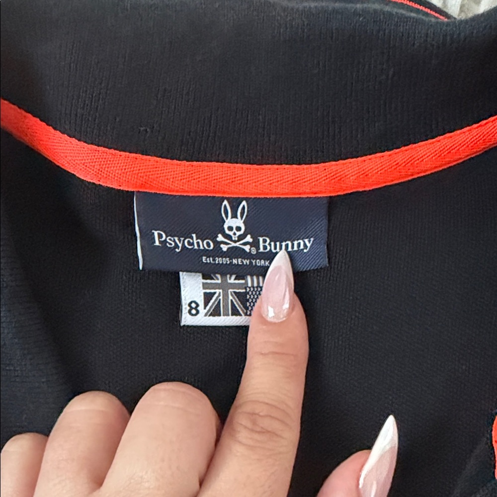 Psycho Bunny Black Polo with Colorful Splatter - Picture 2 of 3